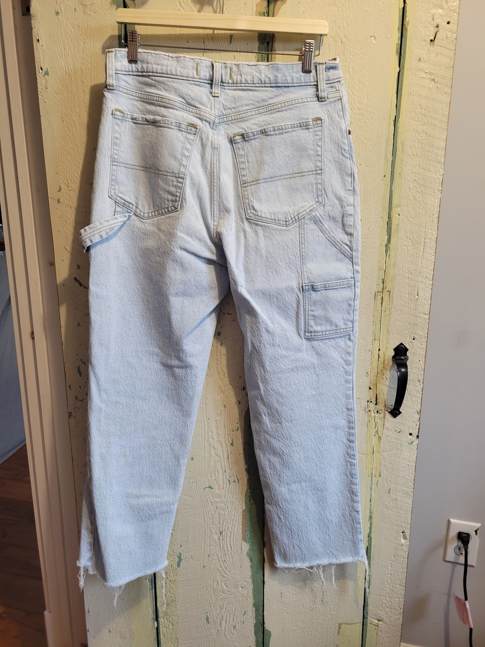 Abercrombie Light Blue Women's Carpenter Jeans *Cropped